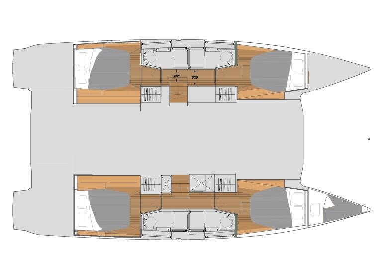 Catamaran Fountaine Pajot Elba 45 Halle Berry