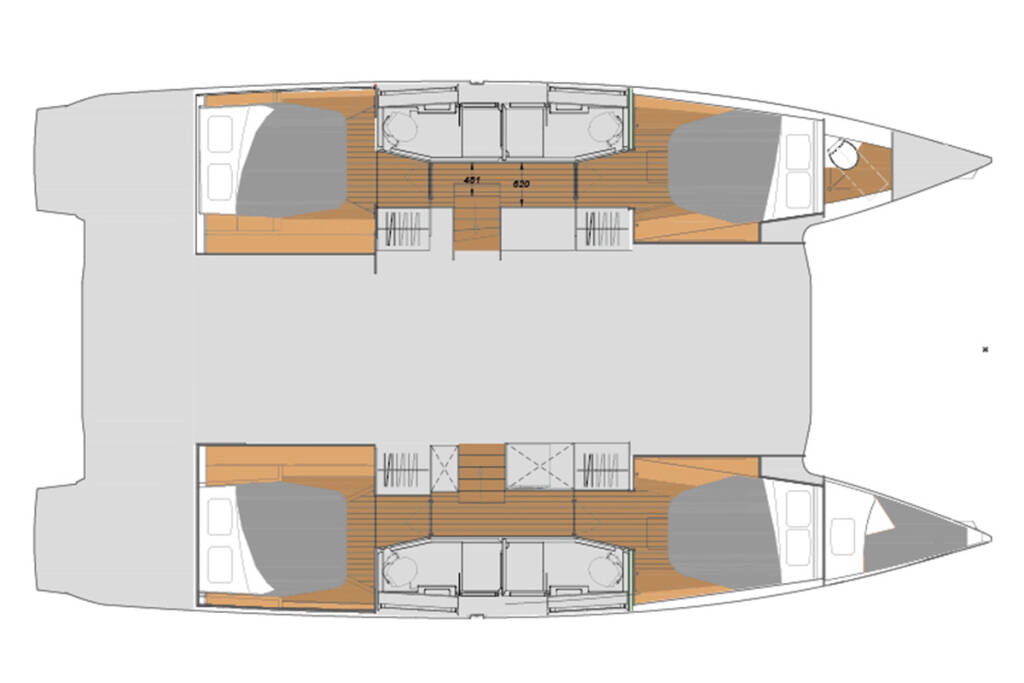 Catamaran Fountaine Pajot Elba 45 Cerulean