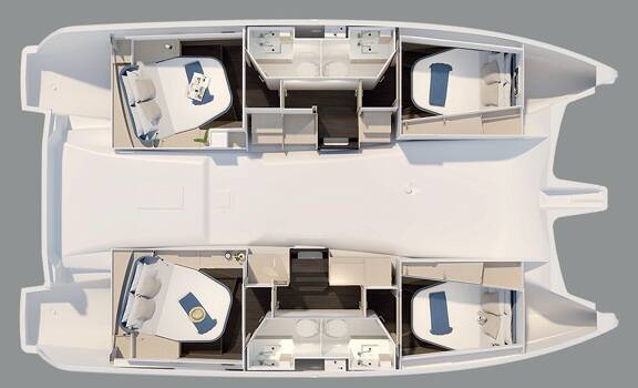 Katamaran Fountaine Pajot FP 41 Quatuor 3 Stefania