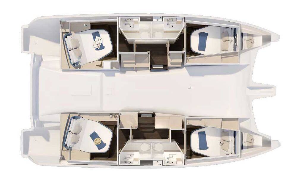 Catamaran Fountaine Pajot FP 41 Quatuor 4 Pepper
