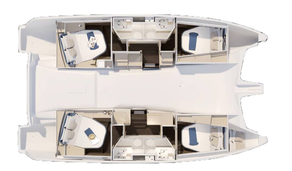 Catamaran Fountaine Pajot FP 41 Quatuor 4 Auriga