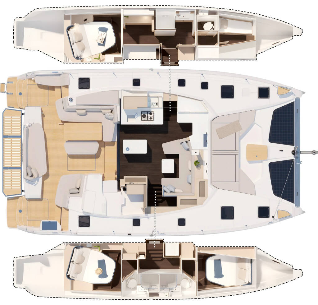 Katamaran Fountaine Pajot FP 44 Maestro Hi Iaka