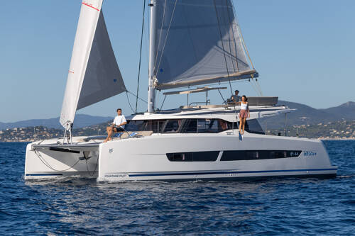 Catamaran Fountaine Pajot FP 44 Quatuor Blue Argo