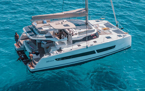 Catamaran Fountaine Pajot FP 44 Quatuor Blue Argo