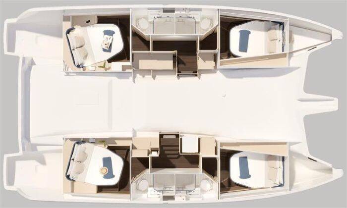 Katamaran Fountaine Pajot FP 44 Quatuor Agios Paisios