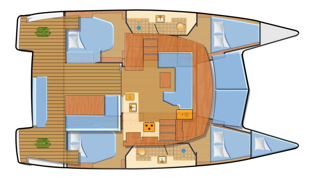 Katamaran Fountaine Pajot Isla 40 Laja