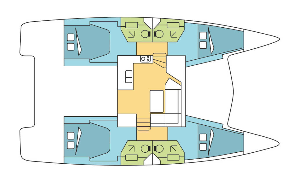 Katamaran Fountaine Pajot Isla 40 Elia