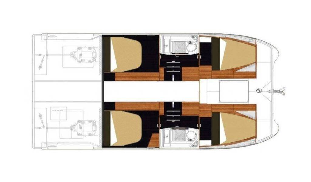 Power catamaran Fountaine Pajot MY 37 Marlie