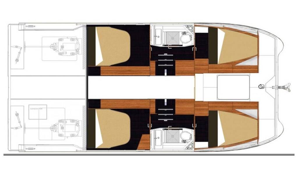 Power catamaran Fountaine Pajot MY 37 Anrik