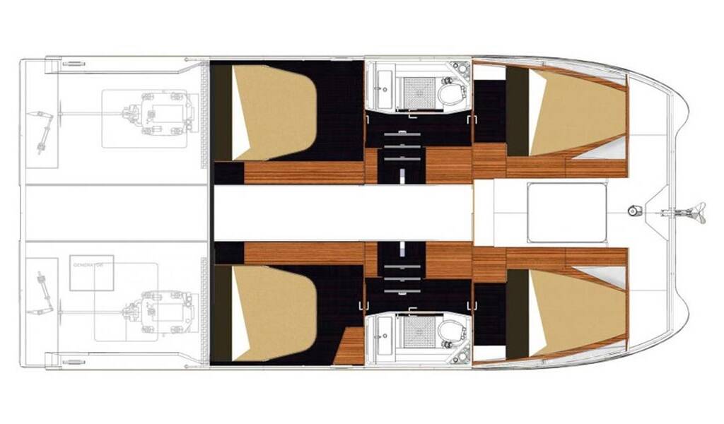 Power catamaran Fountaine Pajot MY 37 Marketka
