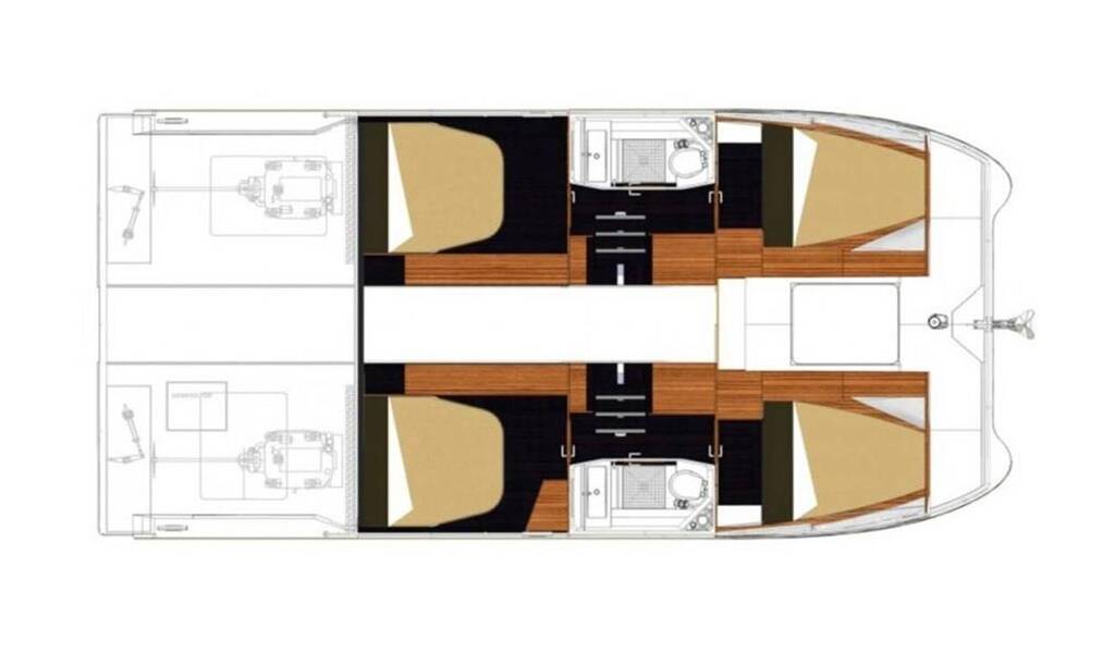 Power catamaran Fountaine Pajot MY 37 Thunderball