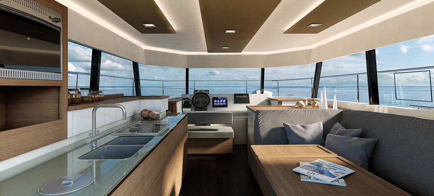 Power catamaran Fountaine Pajot MY 37 Thunderball