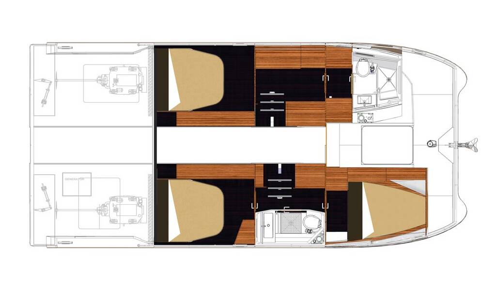 Power catamaran Fountaine Pajot MY 37 Mon Ami