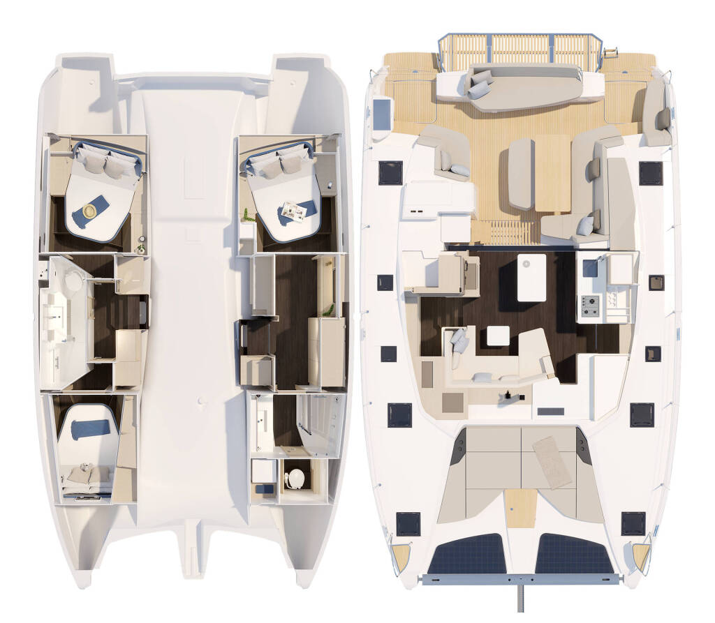 Katamaran Fountaine Pajot New 41 Maesto 3 Gin Mare
