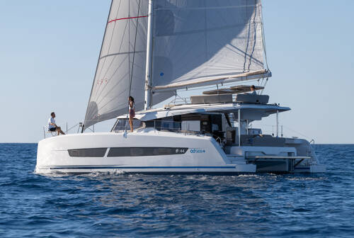 Katamaran Fountaine Pajot New 44 Quatuor Blue Argo