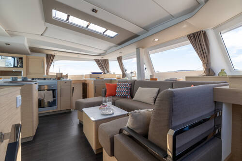 Katamaran Fountaine Pajot New 44 Quatuor Blue Argo