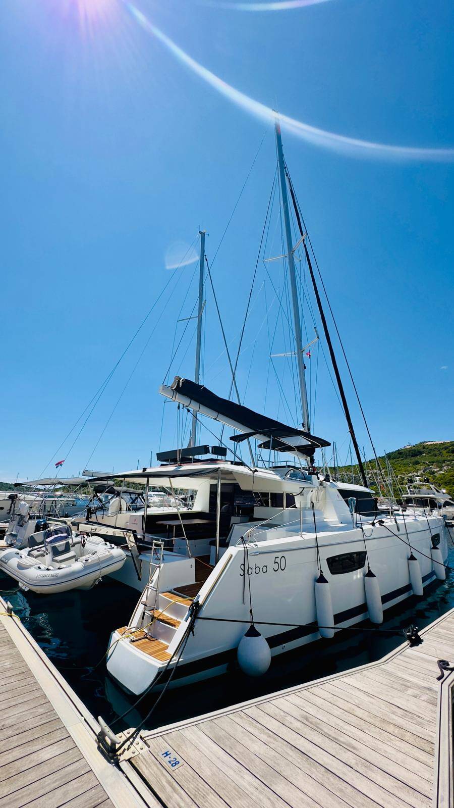 Catamaran Fountaine Pajot Saba 50 Franco Nero