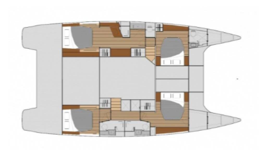 Katamaran Fountaine Pajot Saba 50 Franco Nero