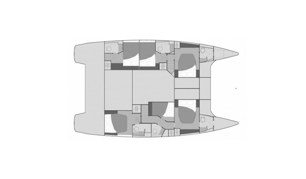Katamaran Fountaine Pajot Saba 50 Bicos