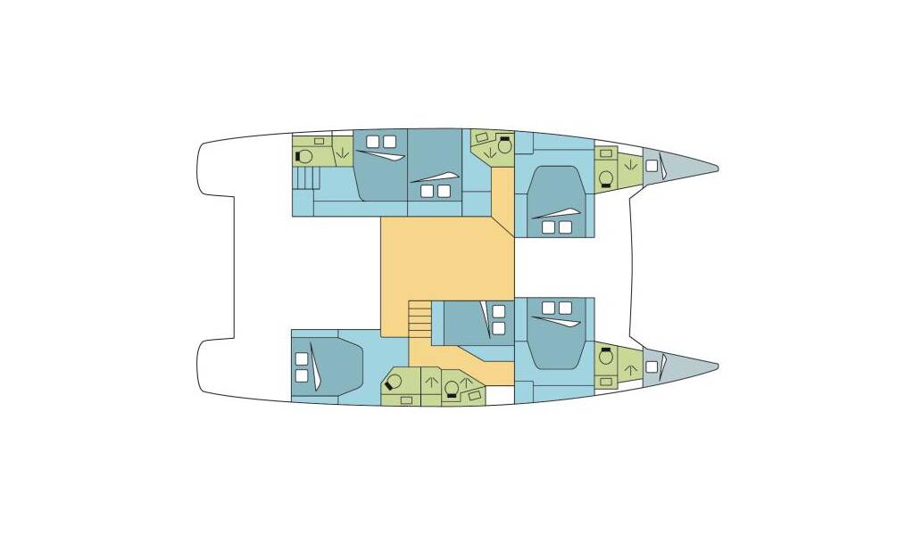 Katamaran Fountaine Pajot Saba 50 Waterloo