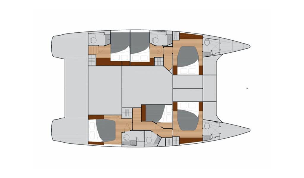 Katamaran Fountaine Pajot Saba 50 Lingaro