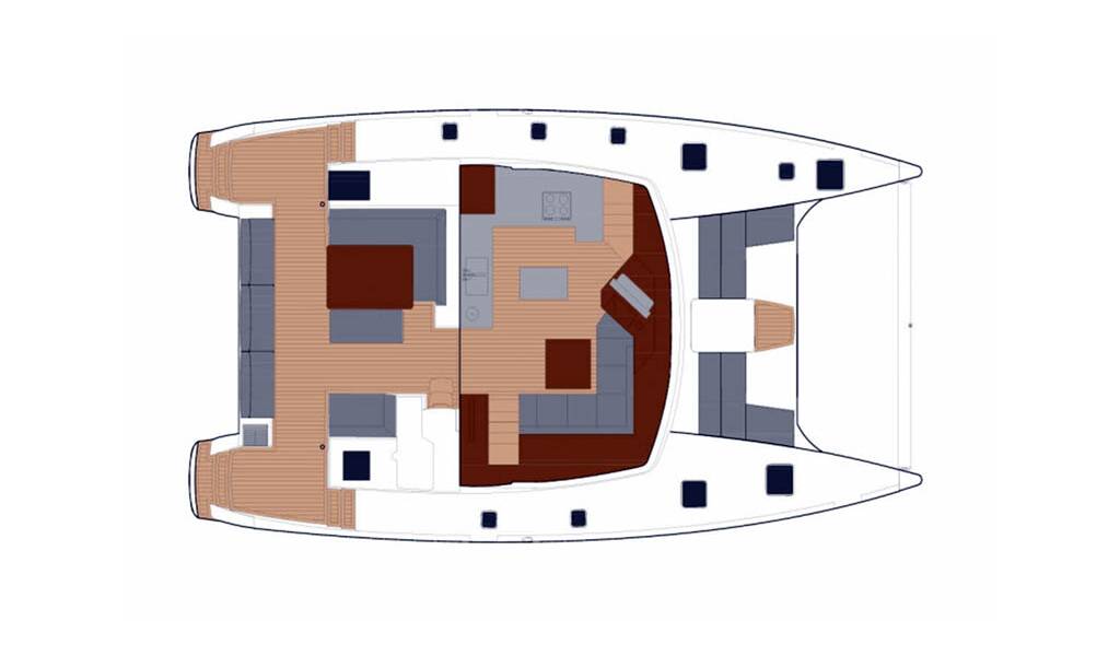 Katamaran Fountaine Pajot Saba 50 Lingaro