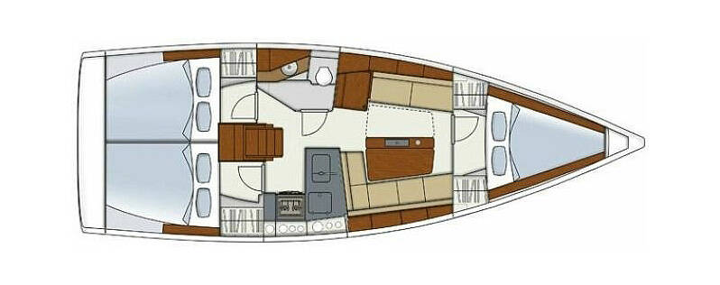 Sailing yacht Hanse 345 Ursa Minor