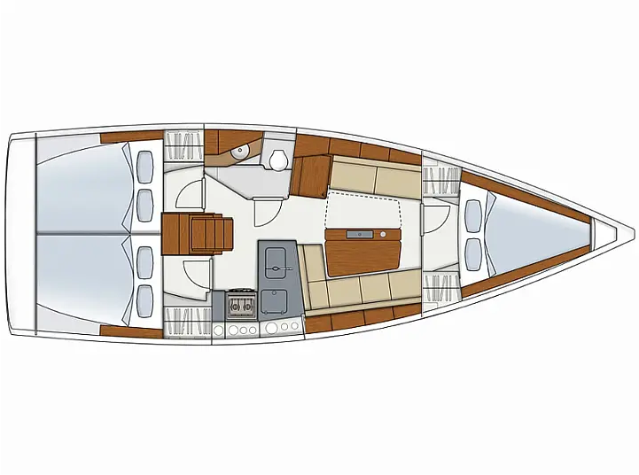 Sailing yacht Hanse 345 SunShine