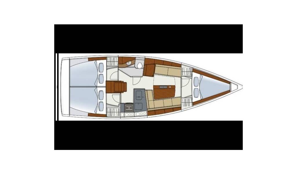 Segelyachten Hanse 345 Alkion