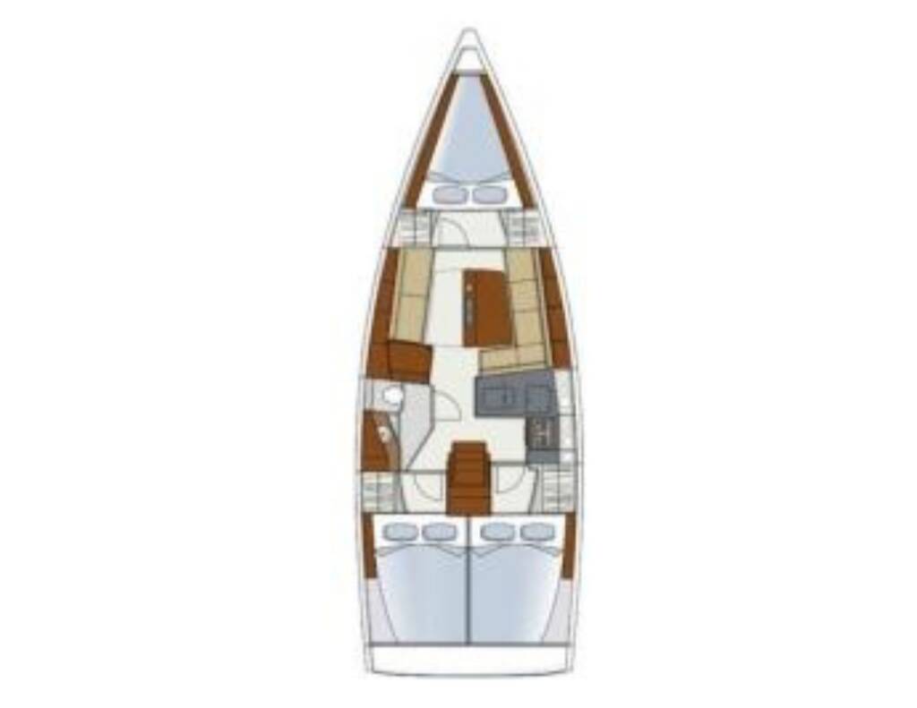 Segelyachten Hanse 345 Blue Horizon