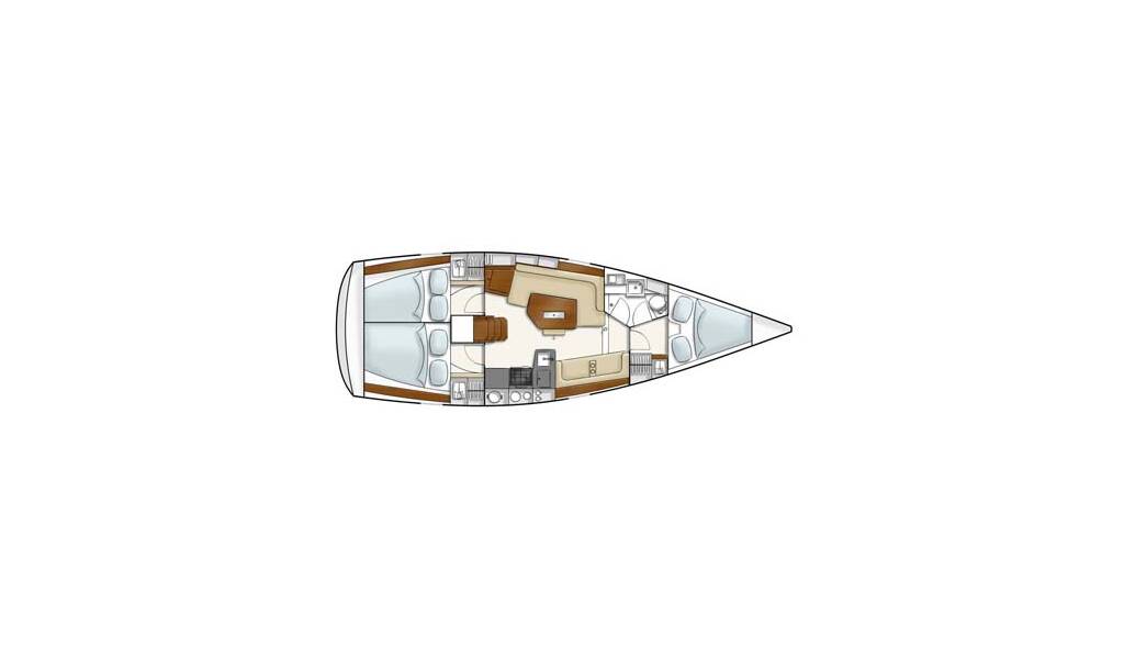 Sailing yacht Hanse 350 Carpe Diem