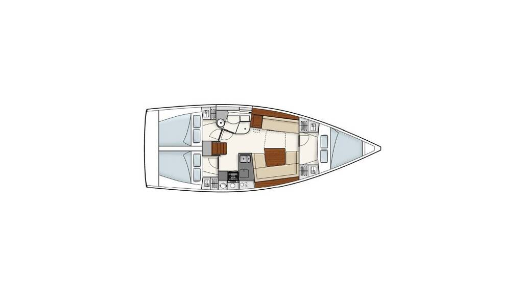 Sailing yacht Hanse 385 Mare Nostrum