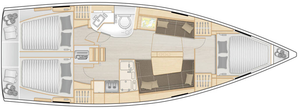 Segelyachten Hanse 388 Atlas