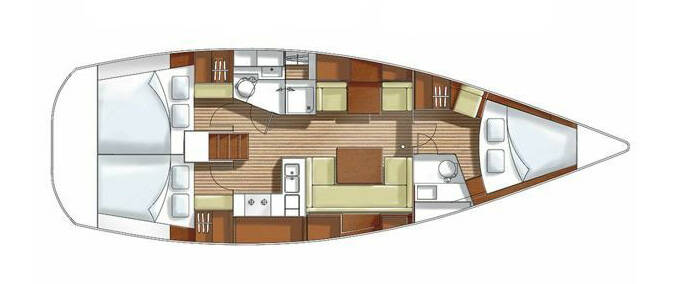 Segelyachten Hanse 400 Aeolus