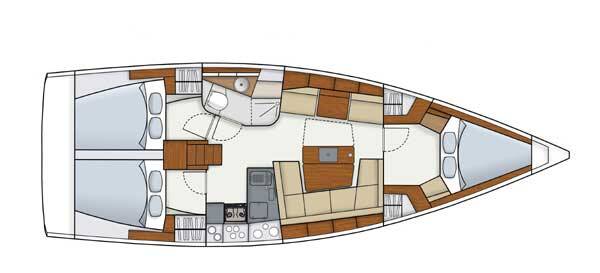 Sailing yacht Hanse 415 Kuro Siwo