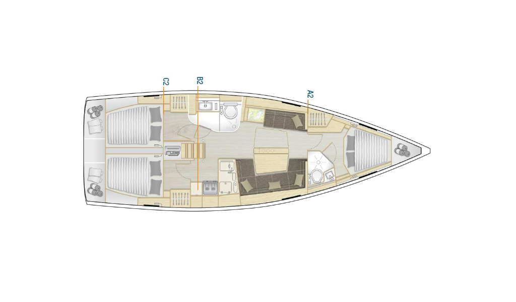 Sailing yacht Hanse 418 Quintessence