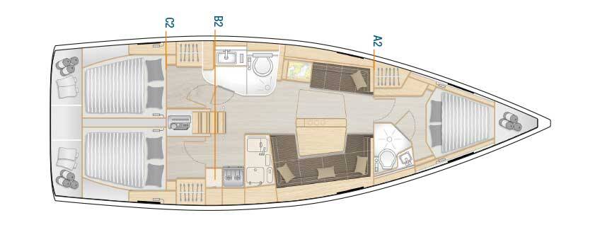 Segelyachten Hanse 418 Chrisama