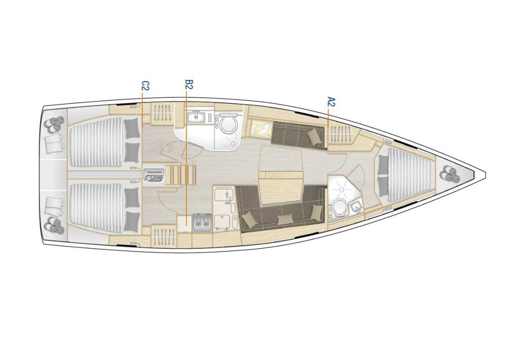 Sailing yacht Hanse 418 Blue Eagle