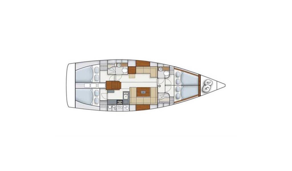 Segelyachten Hanse 445 Baxter