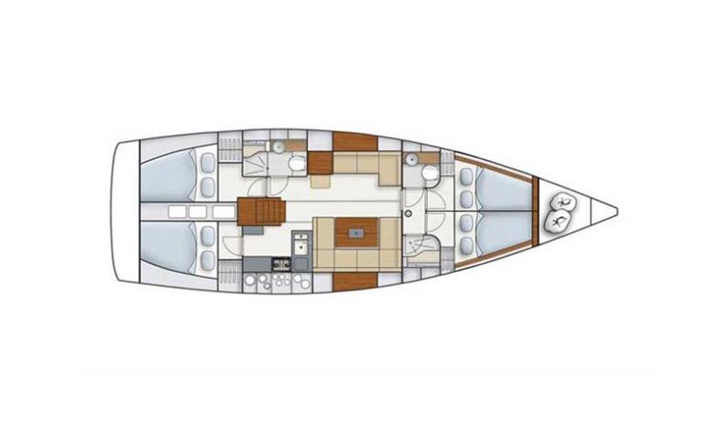 Segelyachten Hanse 445 Maja III