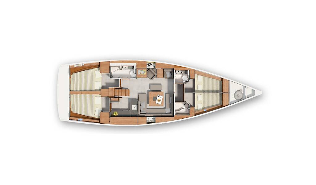 Sailing yacht Hanse 455 Audrey