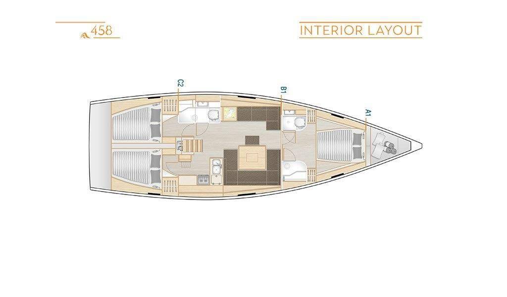 Segelyachten Hanse 458 Podatok Too