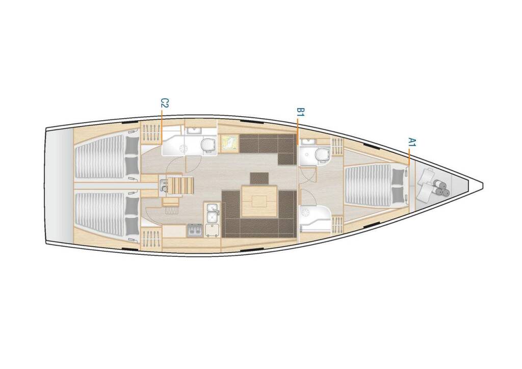 Segelyachten Hanse 458 One Life