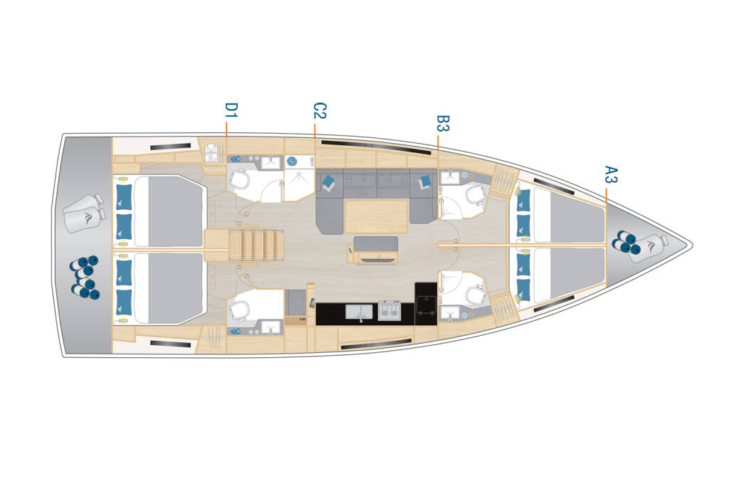 Sailing yacht Hanse 460 I'm Alone