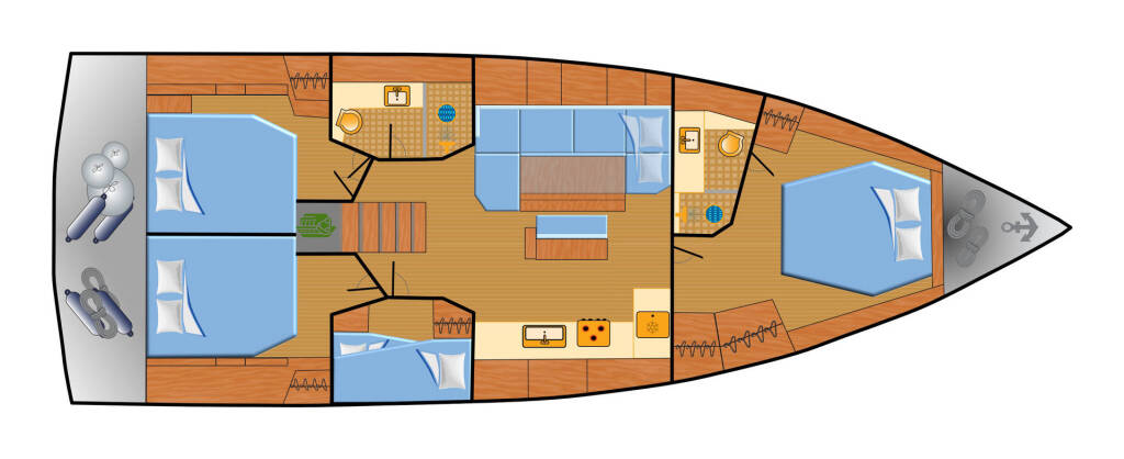 Segelyachten Hanse 460 Antares
