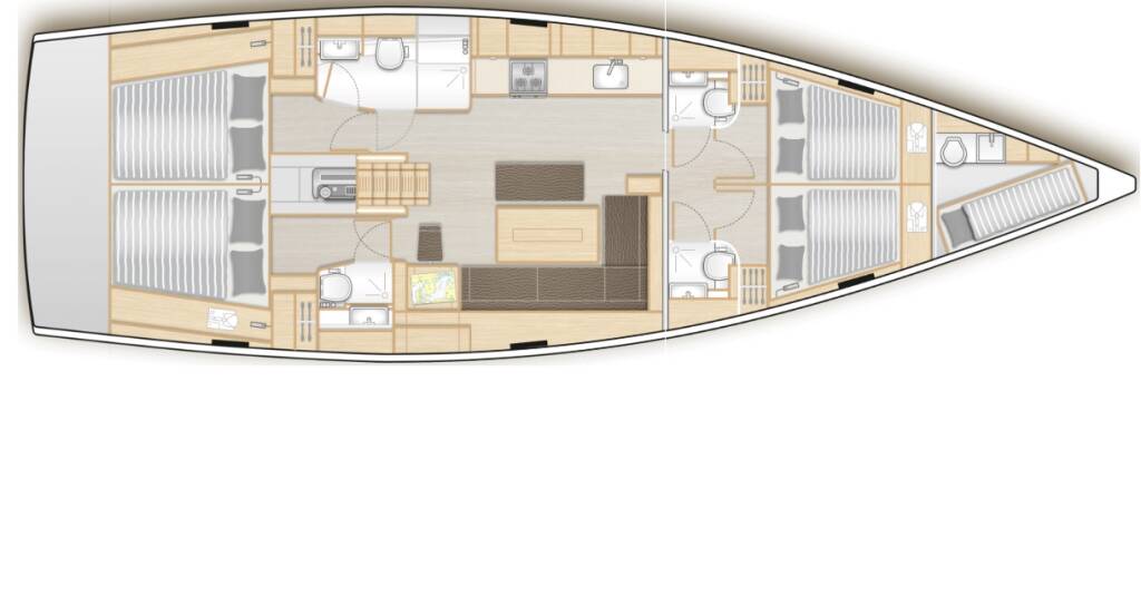 Sailing yacht Hanse 508 Phaedra