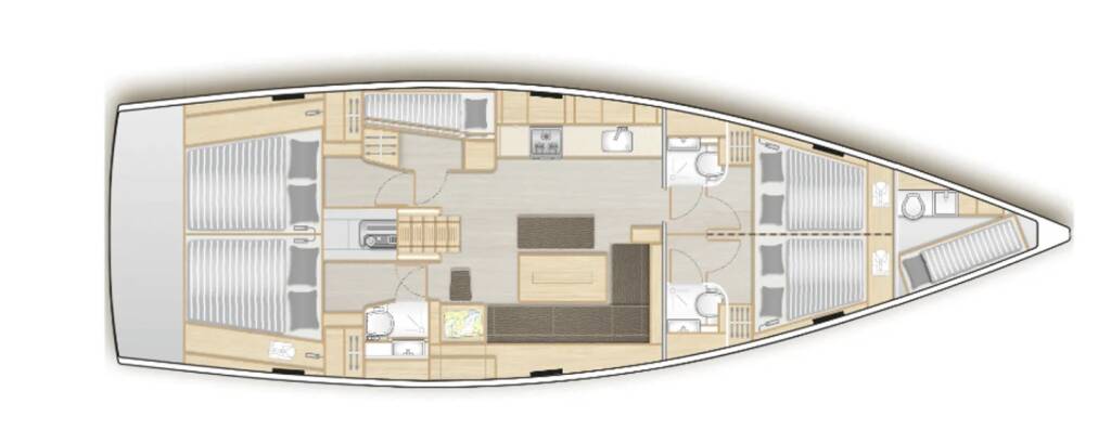 Sailing yacht Hanse 508 Medusa II