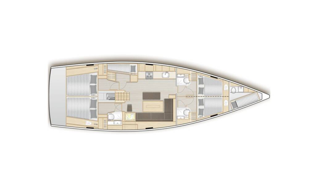 Sailing yacht Hanse 508 Quantum Wave