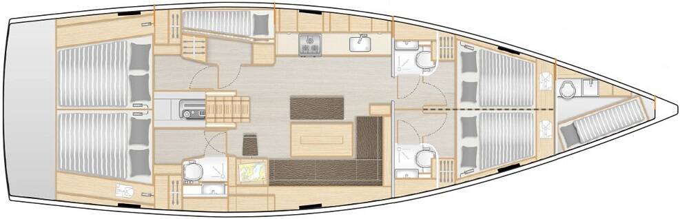 Segelyachten Hanse 508 El Grande