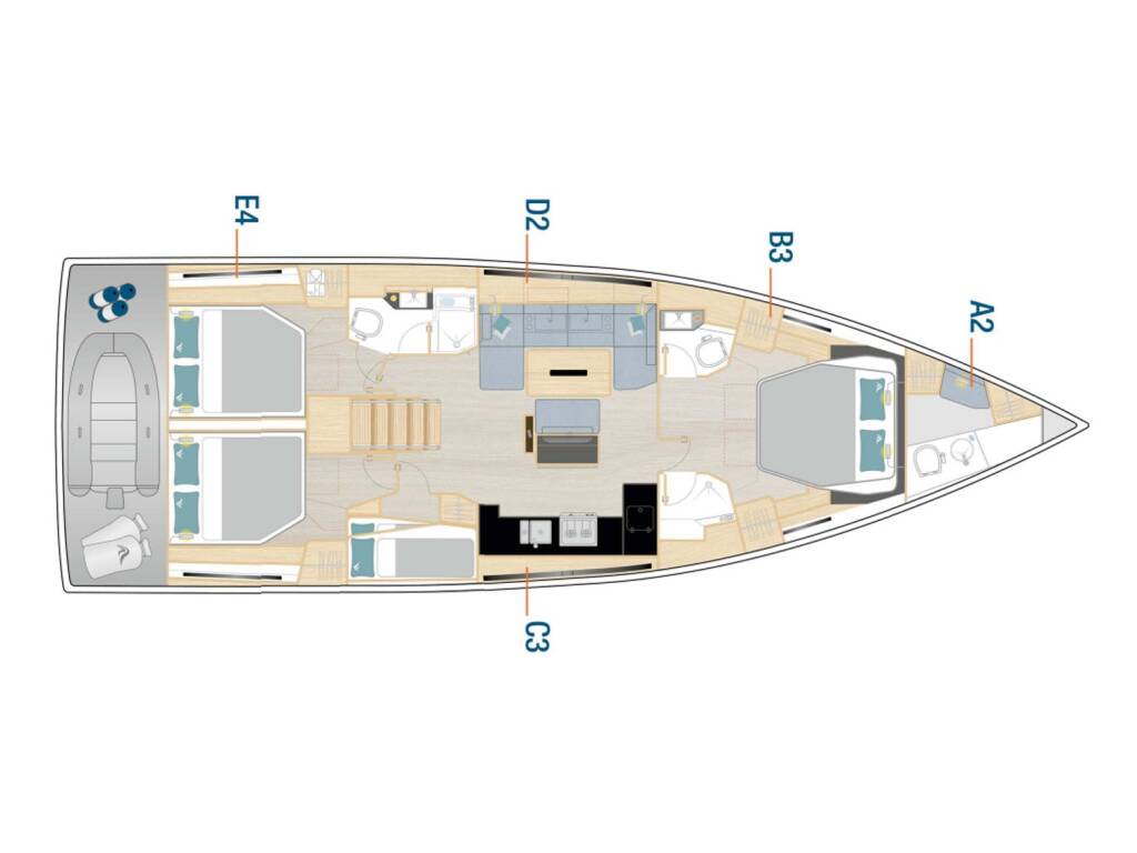 Segelyachten Hanse 510 Illusion